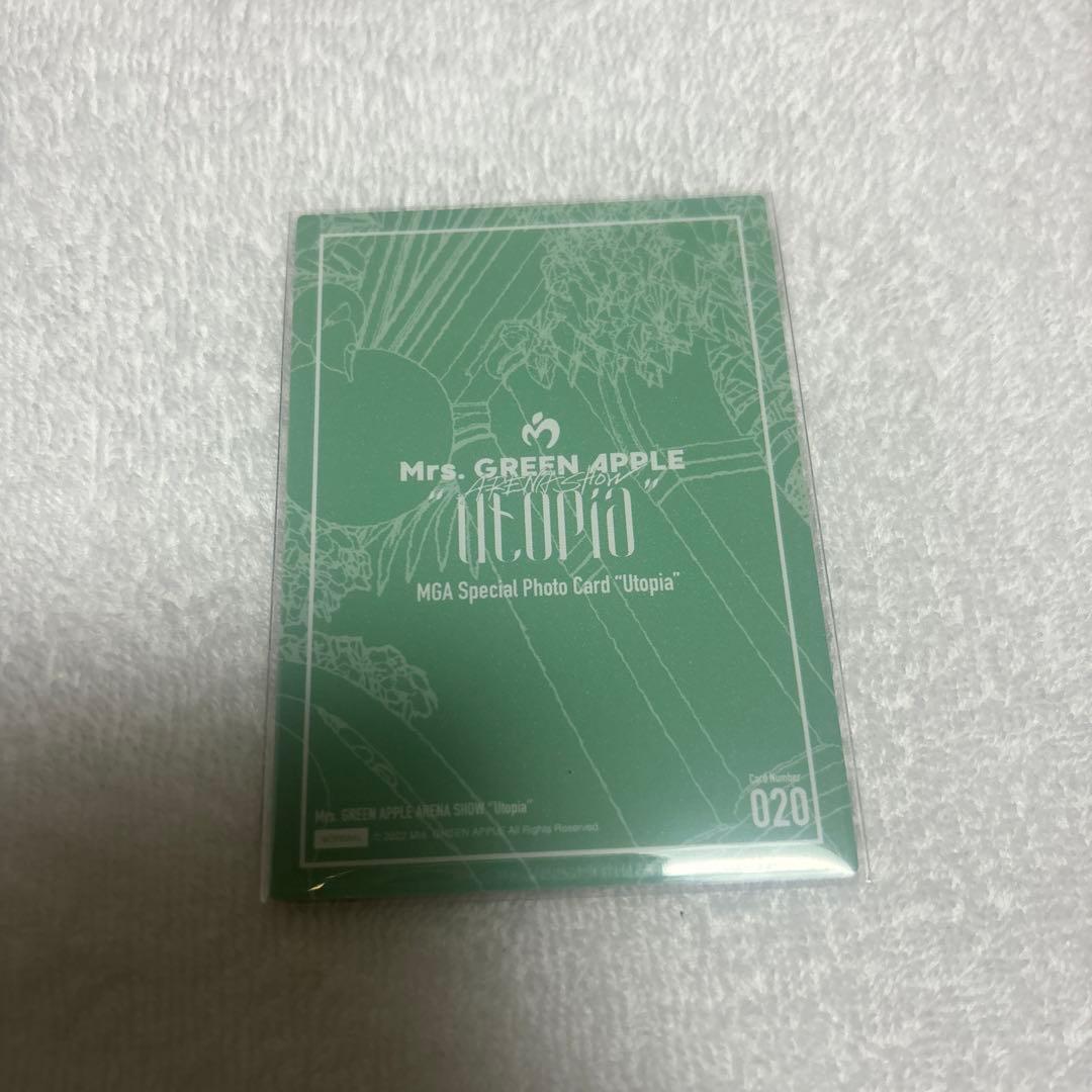 Mrs. GREEN APPLE フォトカード Utopia 020