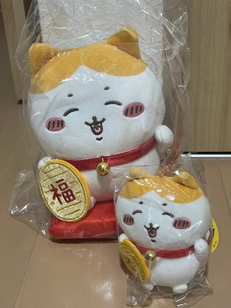 ちいかわ 招福　ハチワレマスコット 招福　ハチワレぬいぐるみ完全正規品