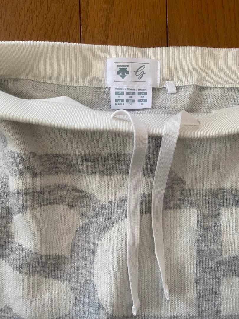 デサントゴルフ レディースウェア セットアップ ホワイト/グレー