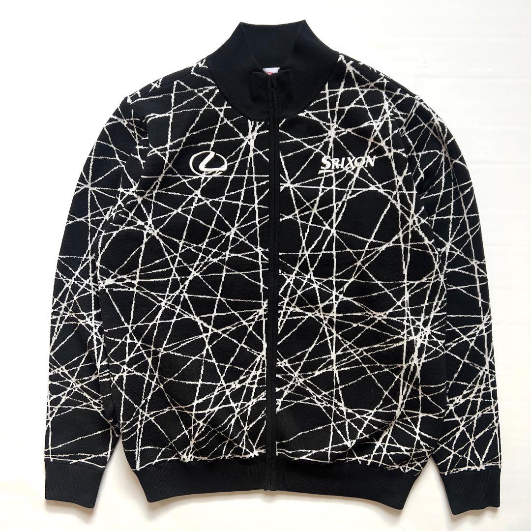 LEXUS レクサス　SRIXON ニット　ジャケット　メンズ　ゴルフ　L 黒