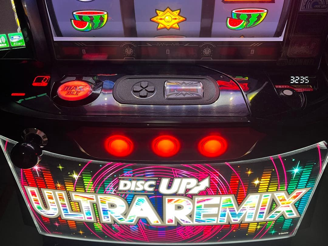 【送料込】 パチスロ スロット実機 サミー　ディスクアップウルトラリミックス