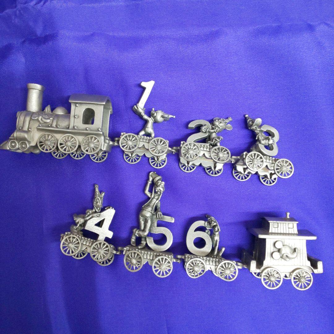 ディズニー ハドソン ピューター 真鍮製 ミッキー&フレンズ 列車