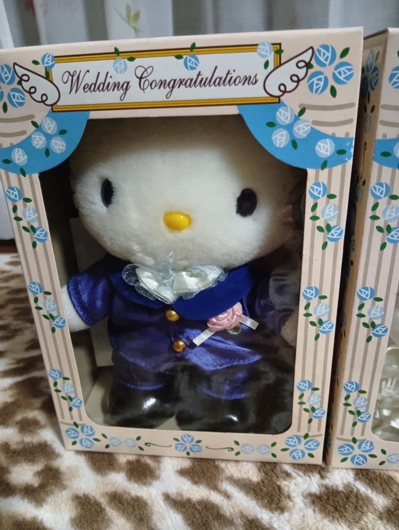 ハローキティダニエル箱入りウエディングドール非売品新品未使用