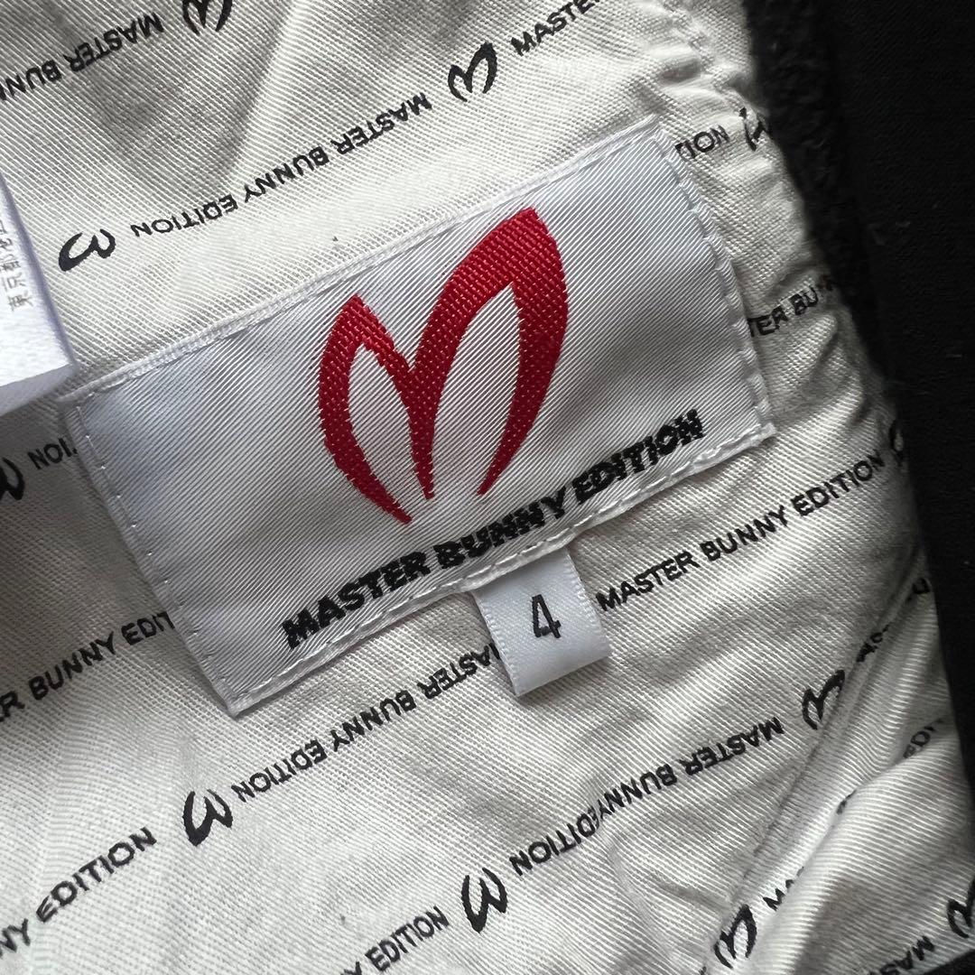 マスターバニー　パーリーゲイツ　ダンボールニット　ゴルフパンツ　裏起毛　M 黒