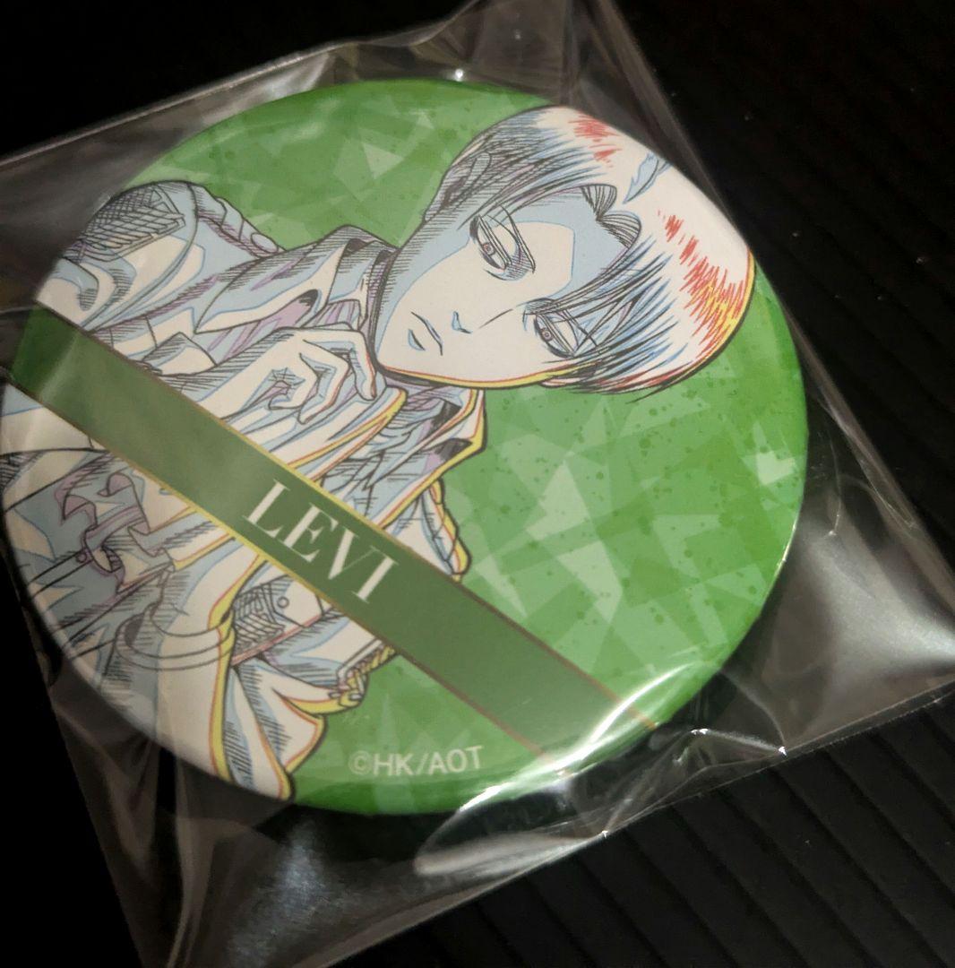 進撃の巨人 スペシャルイベント 原画 缶バッジ　リヴァイ WIT ST