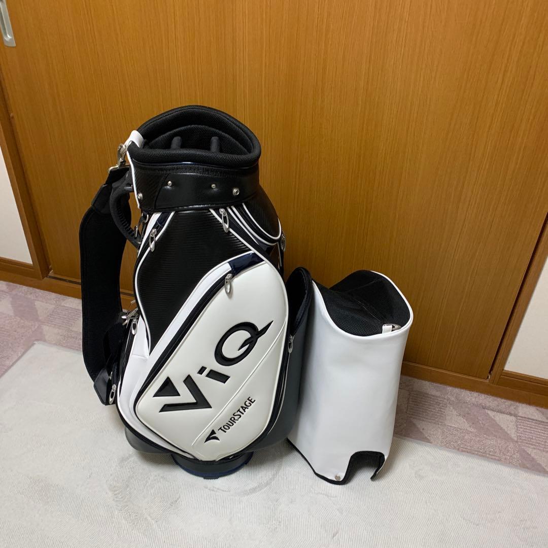 Tourstage ViQ キャディバッグ ホワイト/ブラック