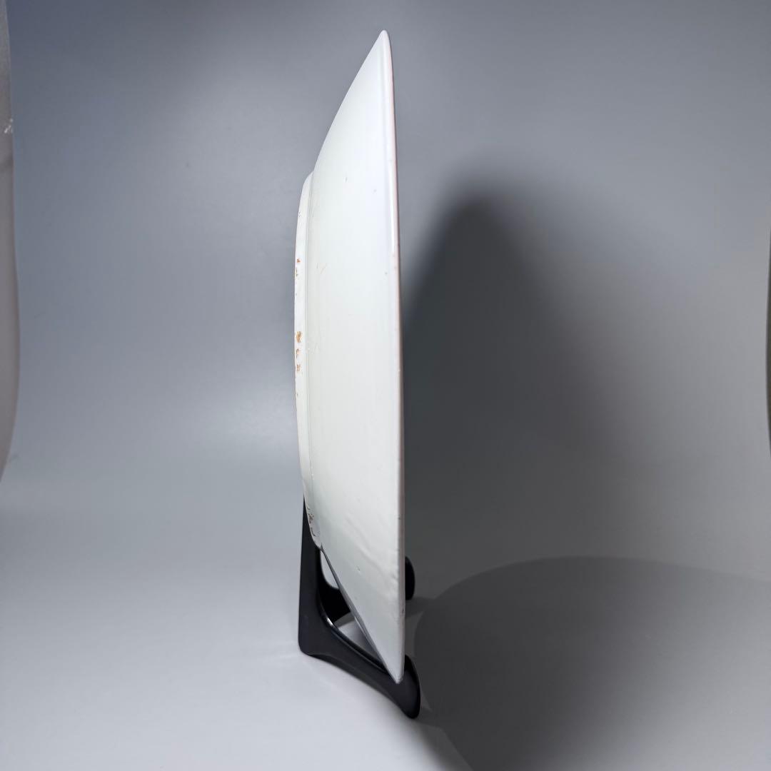 明治後期　オールド深川製磁　美人画　青海波　菩薩　直径39.7cm 　一尺三寸