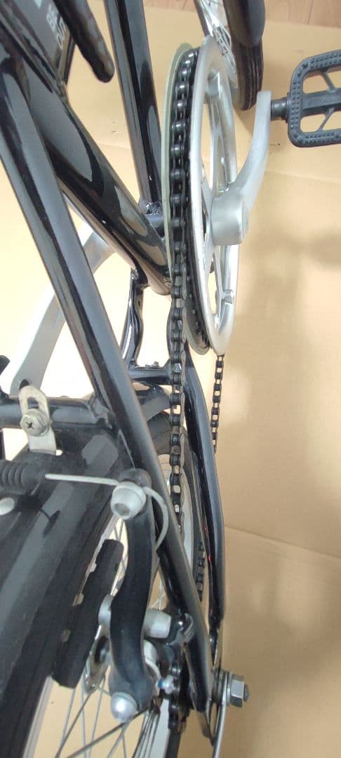 キャプテンスタッグ 折りたたみ自転車 アルミ 軽量 16インチ ブラック