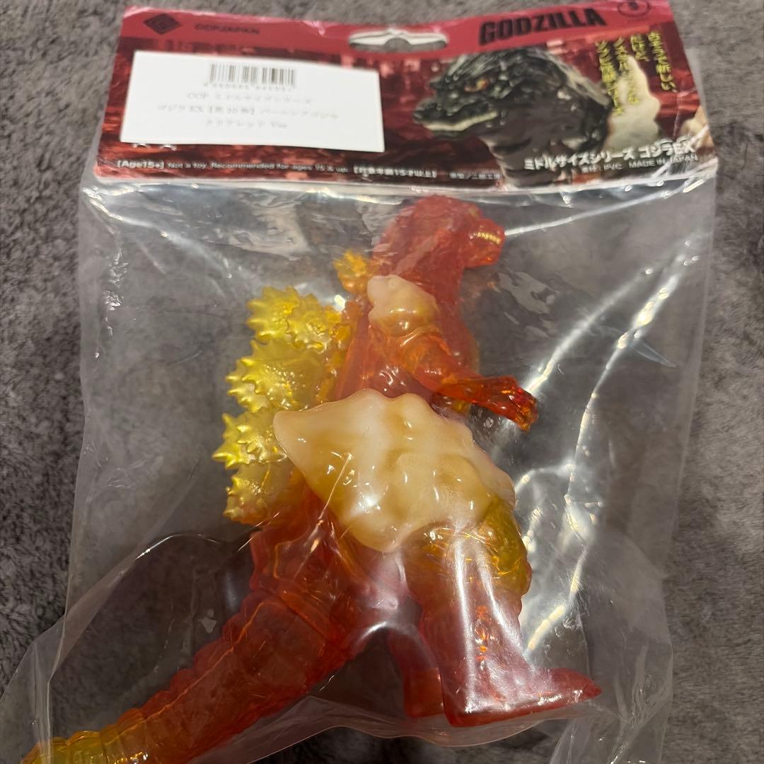 CCPミドルサイズ　ゴジラEX 第10弾 バーニングゴジラ クリアレッドVer.