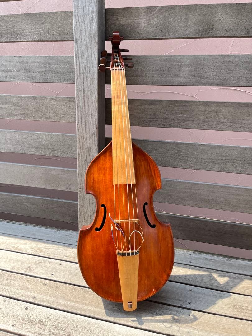 日本製　ヴィオラ ダ ガンバ 弓　ソフトケース付き