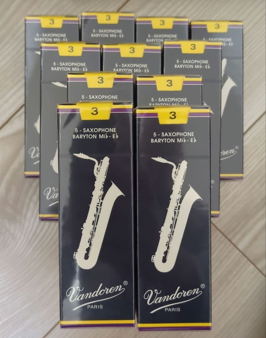 バンドーレン バリトンサックスリード 3番 青箱11箱
