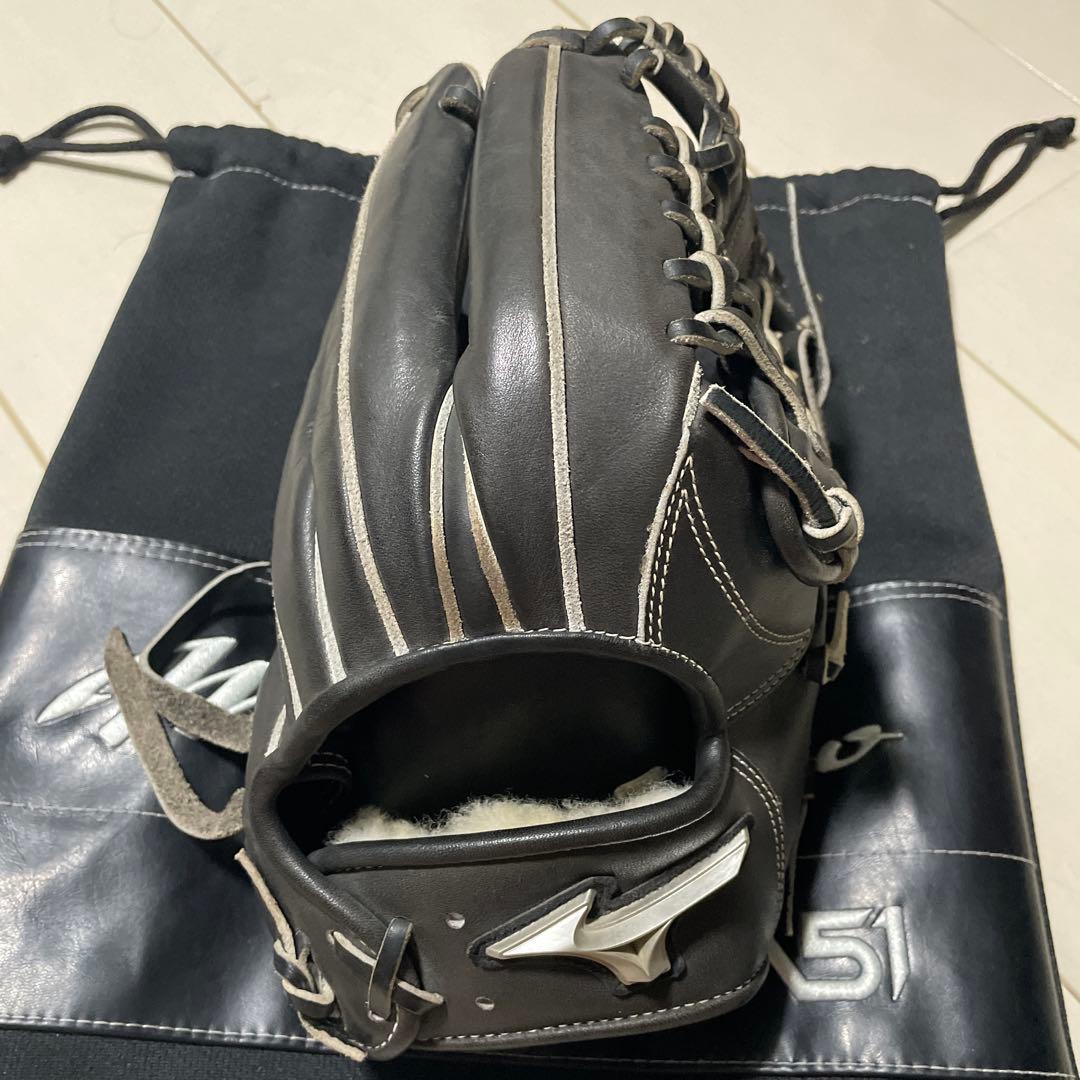 MizunoPro A51 軟式グローブイチローモデル 黒 クリーナー付き