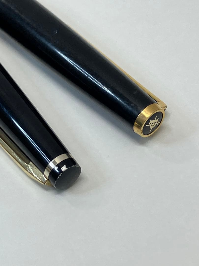 パイロット 万年筆 ブラック ゴールドペン先 18K/14K585 【3733】