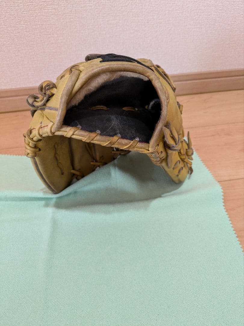 ハイゴールド 硬式グローブ イエロー