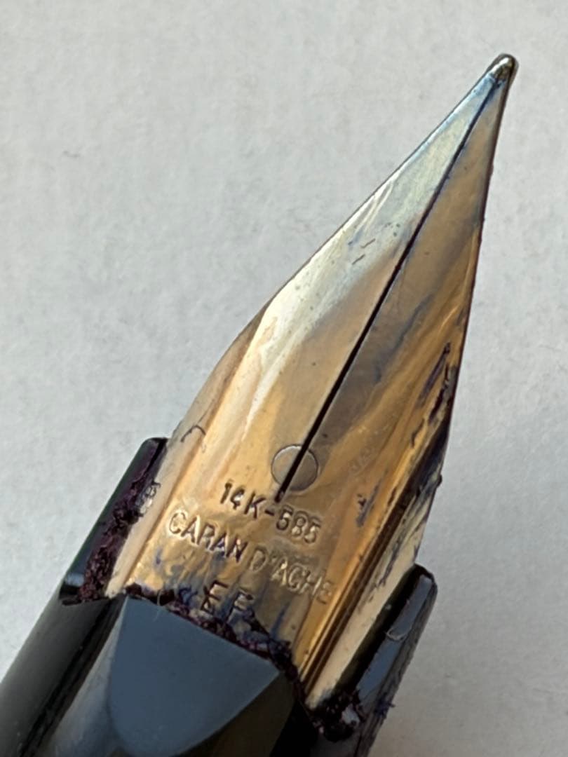 CARAN D'ACHE カランダッシュ イノックス 14K 万年筆【ケース付】