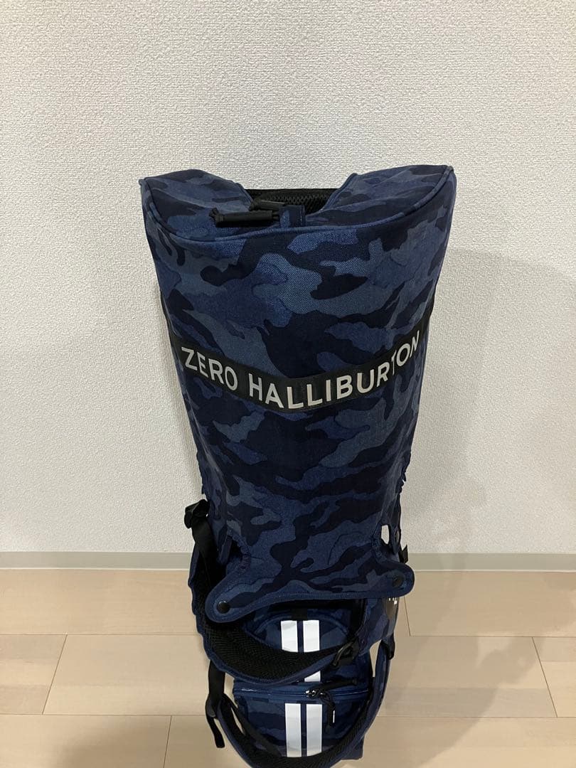 ☆新品未使用☆ZERO HALLIBURTON ゴルフバッグ ネイビーカモ