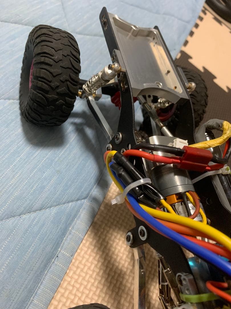 RC1/12カー アルミ製シャーシ オフロードタイヤ