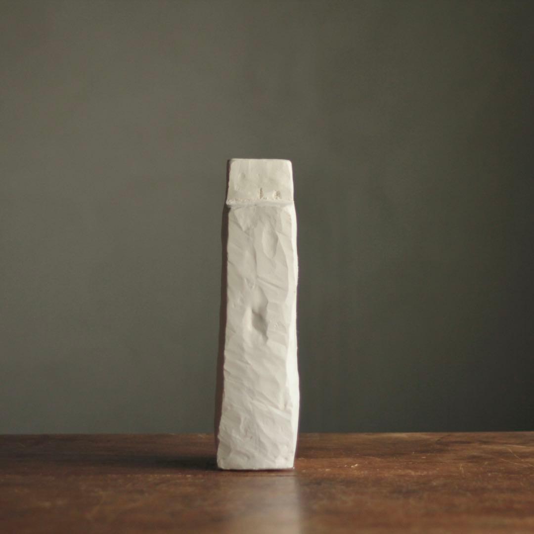 高い塔の家 No.2 石塑粘土 作品 立体sculpture 現代美術