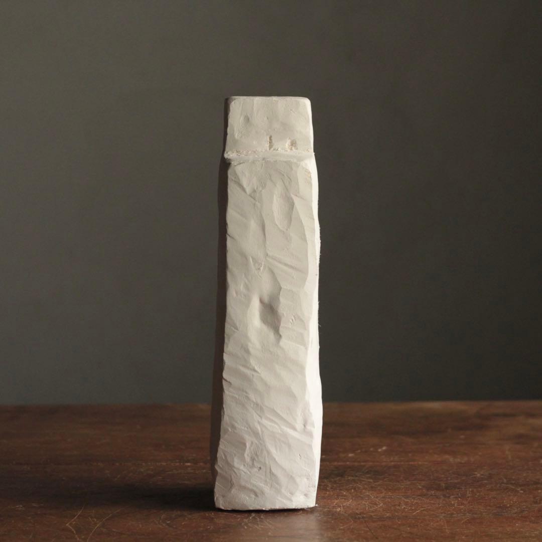 高い塔の家 No.2 石塑粘土 作品 立体sculpture 現代美術