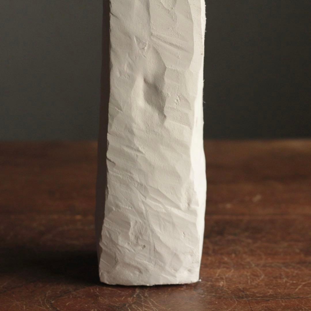 高い塔の家 No.2 石塑粘土 作品 立体sculpture 現代美術