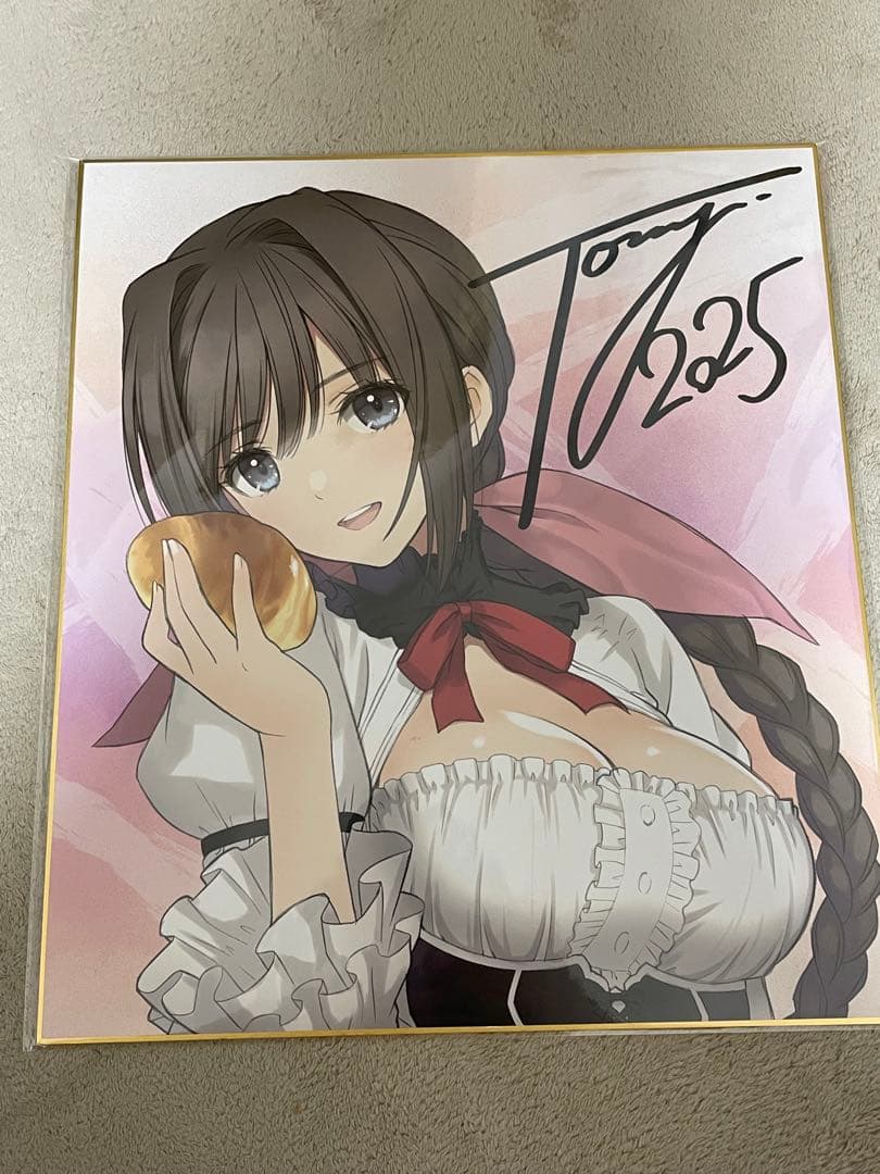 こみトレ ct47 直筆サイン入り色紙　TONY　T2 ART WORKS