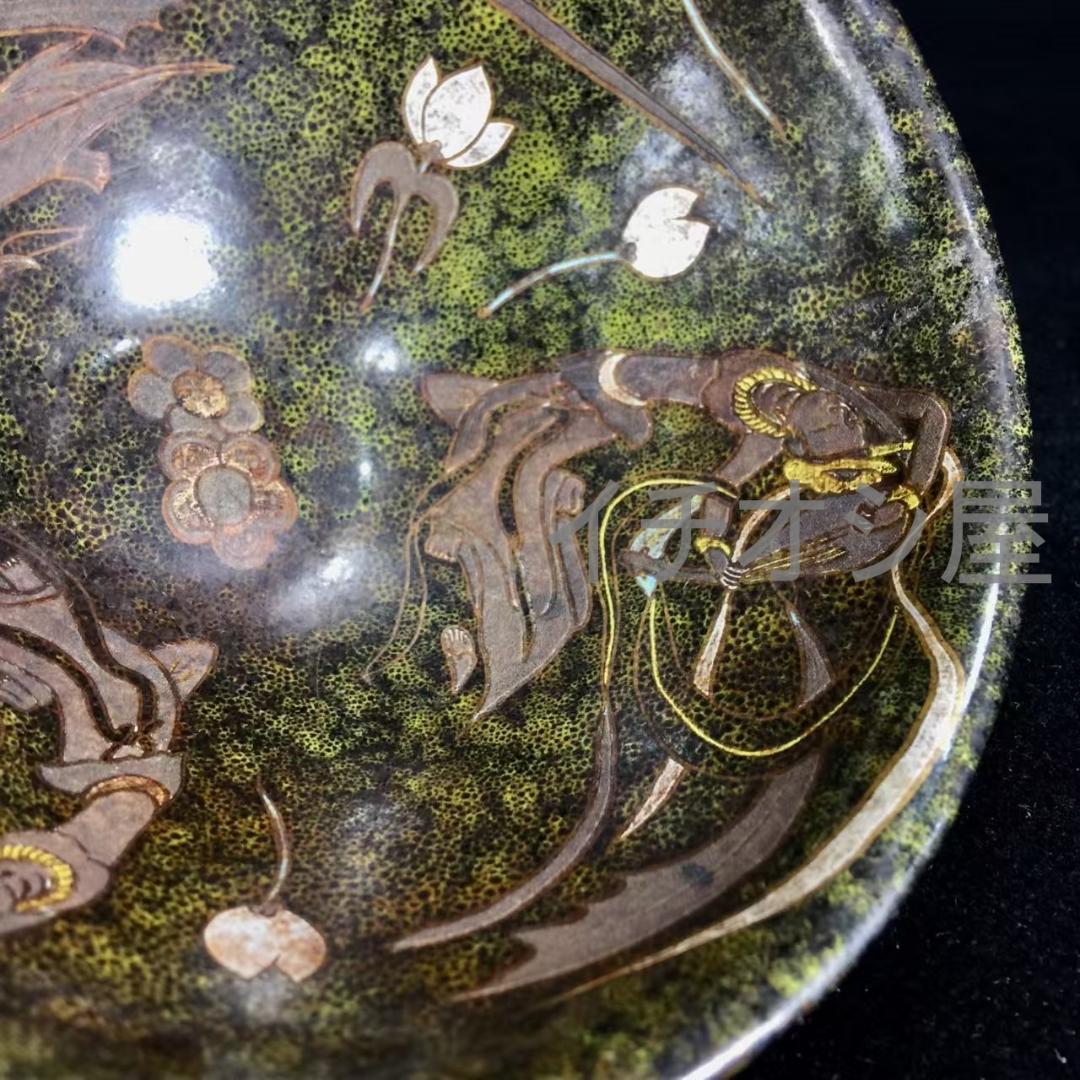 中国古美術 宋建窯 飛天図紋建盞 飛天意匠 古美術 茶碗 茶道具 骨董 收藏逸品