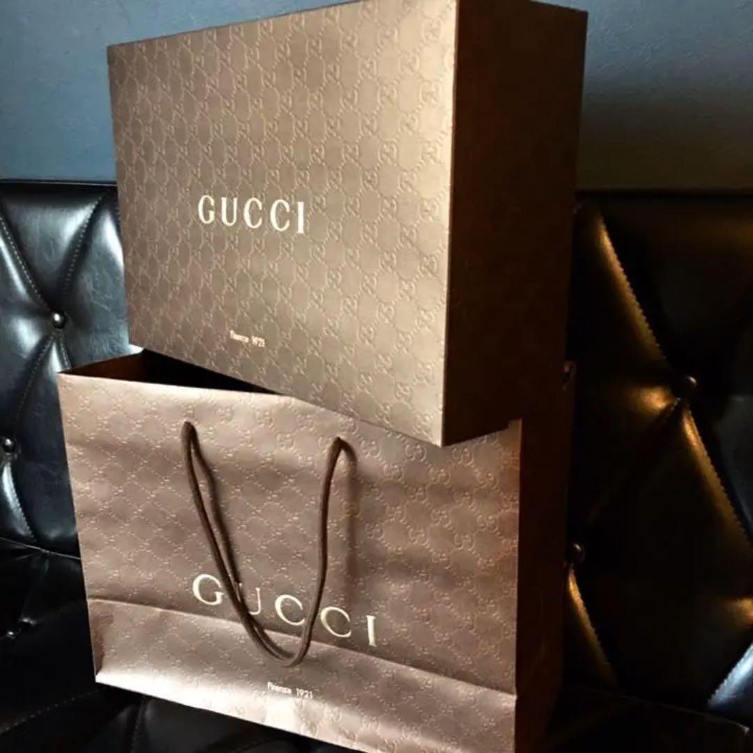 GUCCI ショッパー 化粧箱 化粧袋　帯
