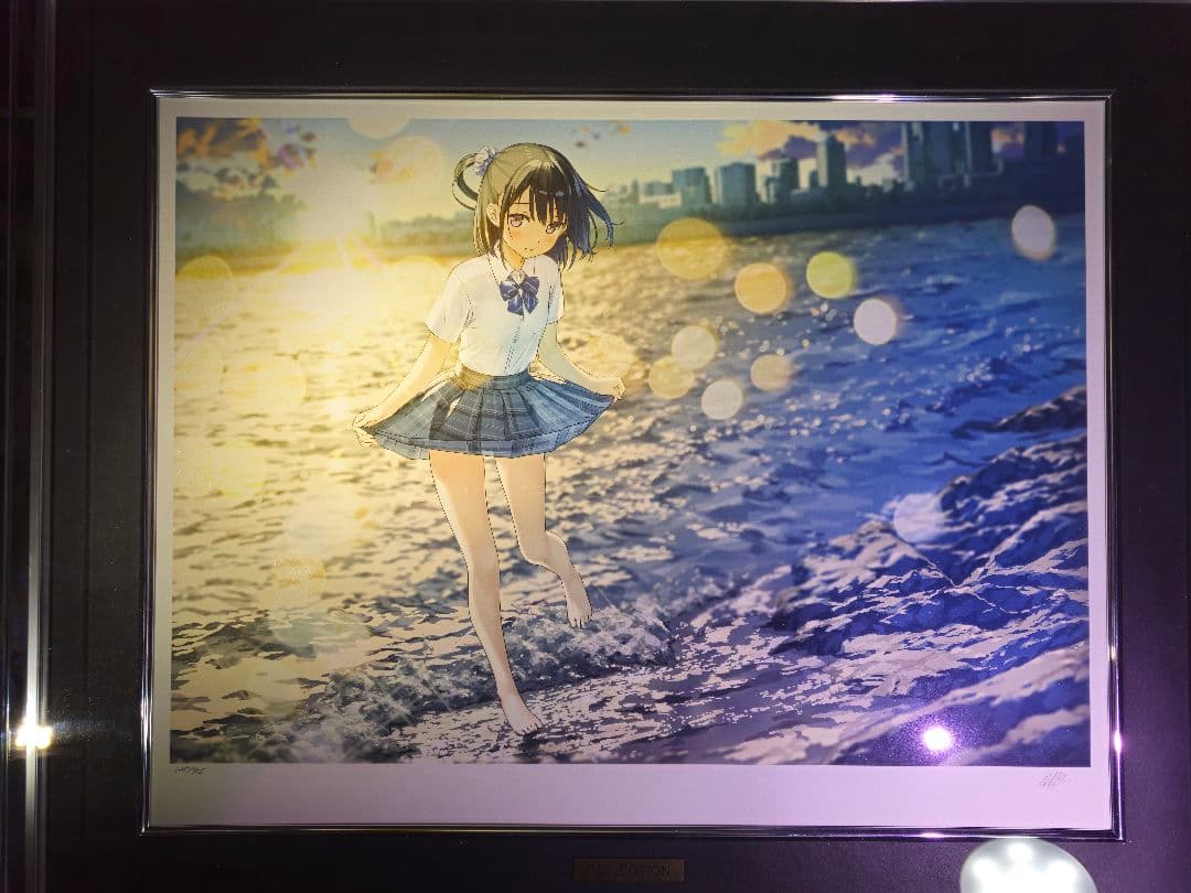 アールビバン カントク 版画 REFLECTION 元箱 保証書有り