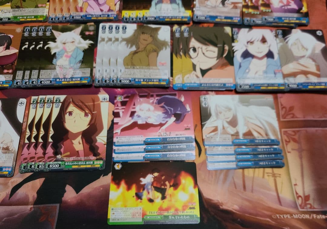 羽川翼　キャラ単　デッキ　物語シリーズ　化物語　ヴァイスシュヴァルツ