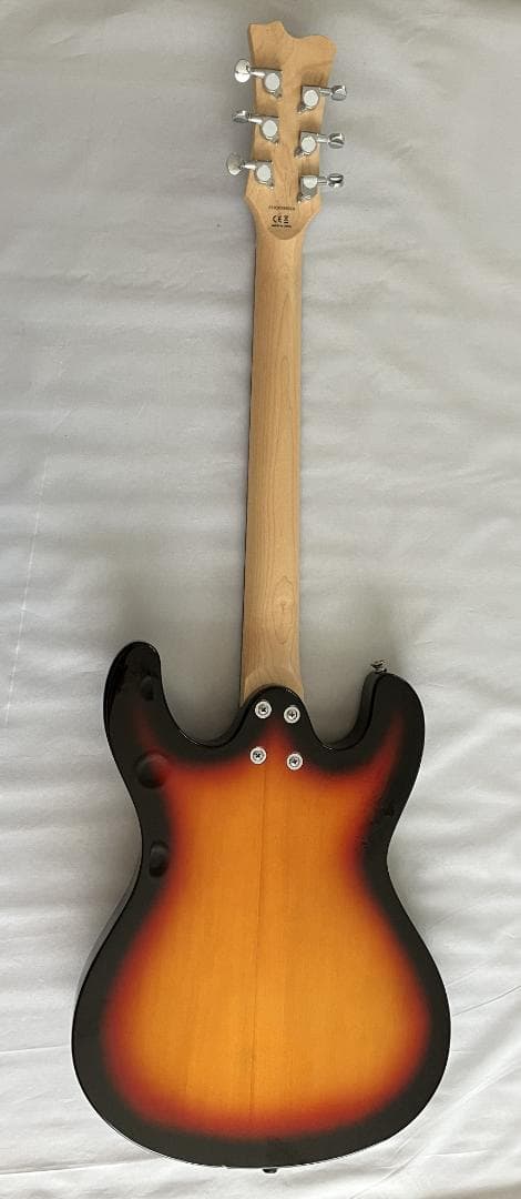 エレキギター　Aria　DM-1　サンバースト系　ソフトケース付