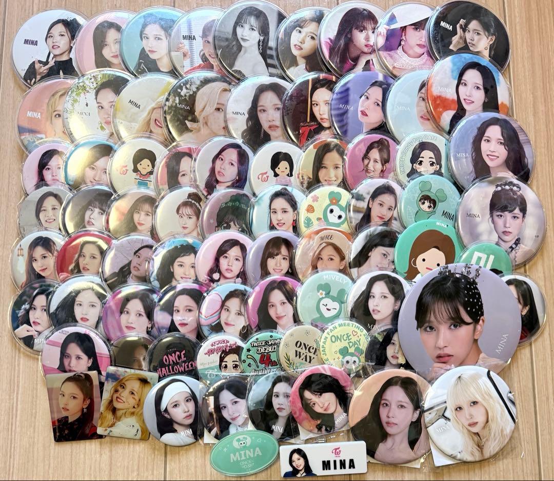 TWICE ミナ　缶バッチ　バッジ　まとめ売り　セット　痛バ