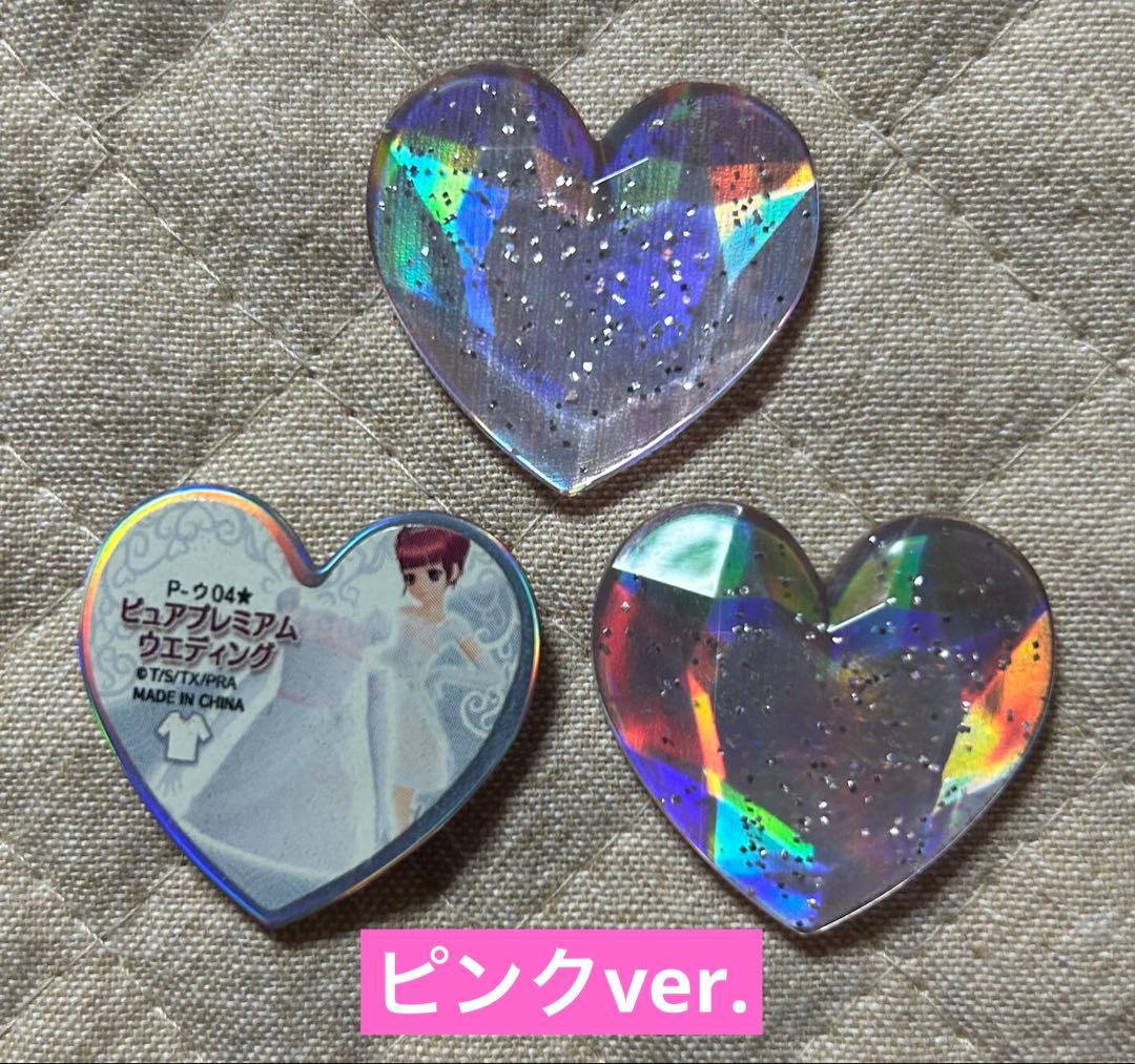 プリズムストーン ピュアプレミアム ウエディング ティアラ ハイヒール ピンク