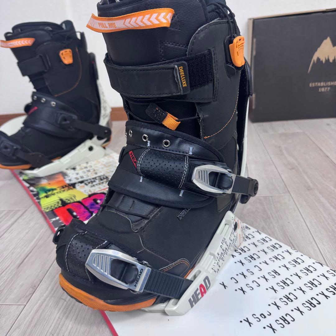 HEAD スノーボード 160cm 即乗りセットブーツ 28.5cm