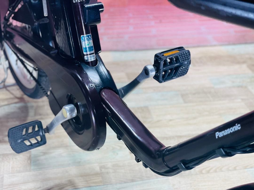 K2611 電動自転車パナソニック ギュット 子供乗せ 20インチ ブラウン