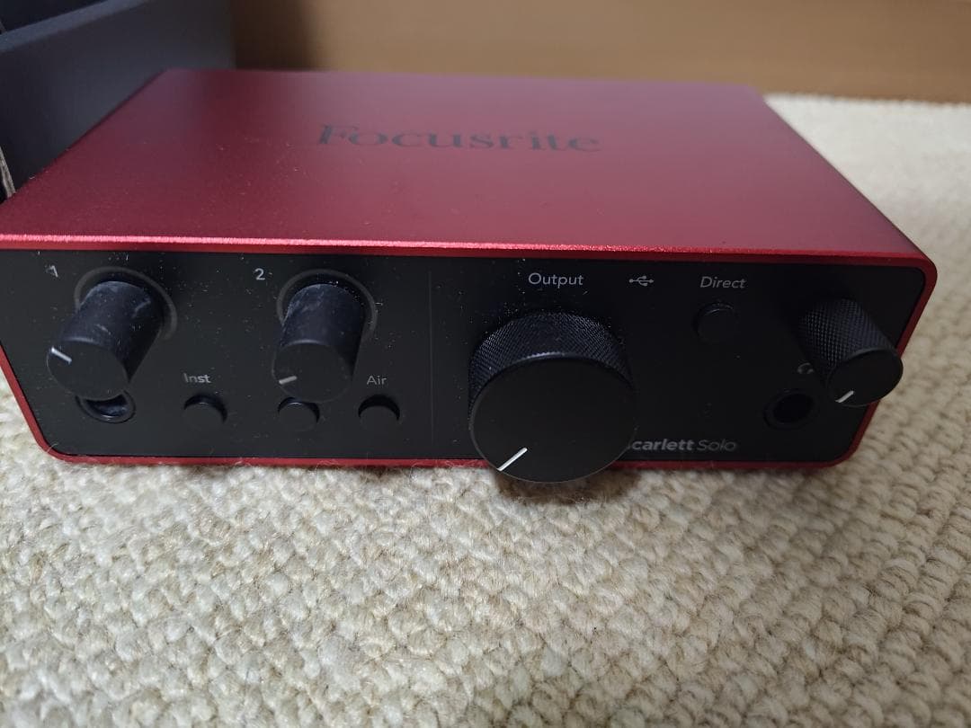 FOCUSRITE Scarlett Solo Gen4 第4世代