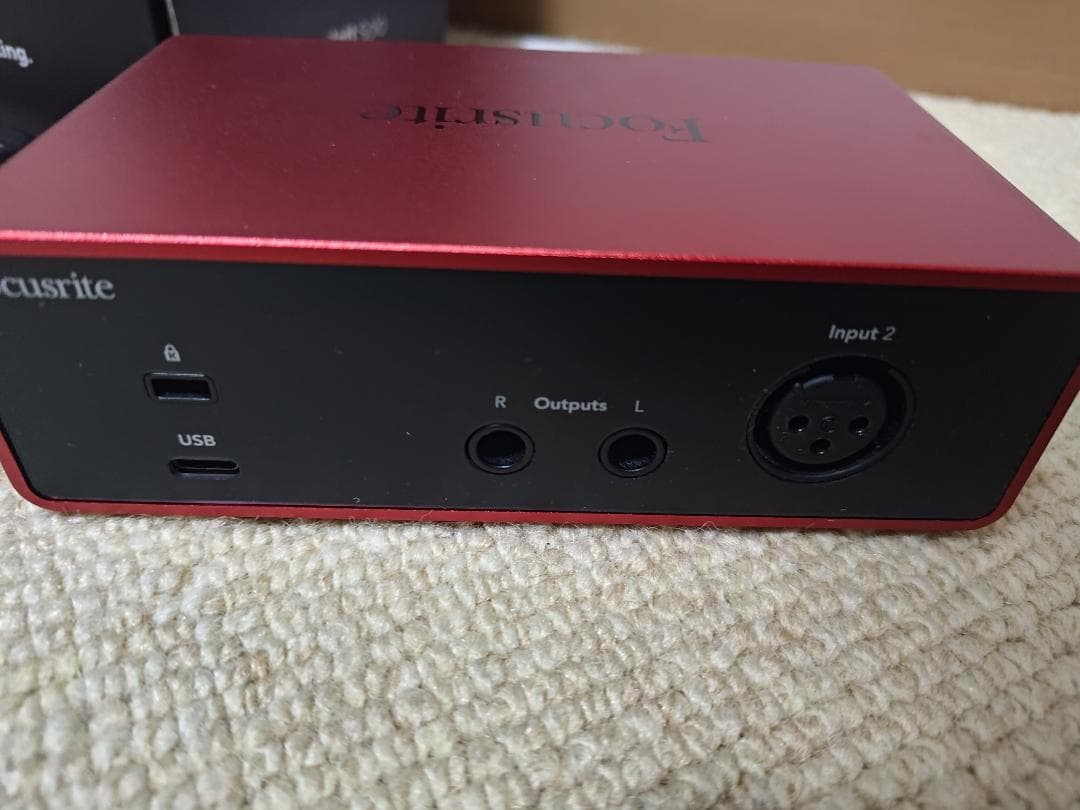 FOCUSRITE Scarlett Solo Gen4 第4世代
