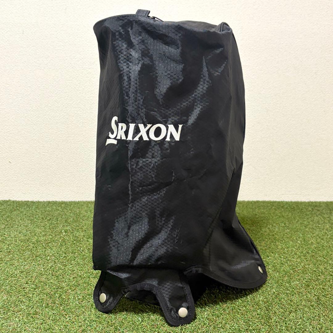 美品｜スリクソン　キャディバッグ　軽量　スタンド式　アスリート　黒　ブラック