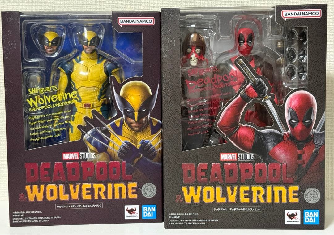 S.H.Figuarts デッドプール＆ウルヴァリン 2体セット　ほぼ新品