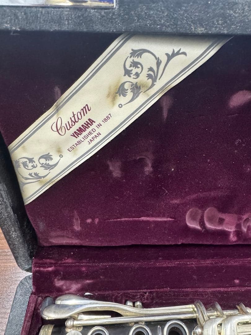 YAMAHA ヤマハ クラリネットCustom ケース付き 管楽器 現状品 中古