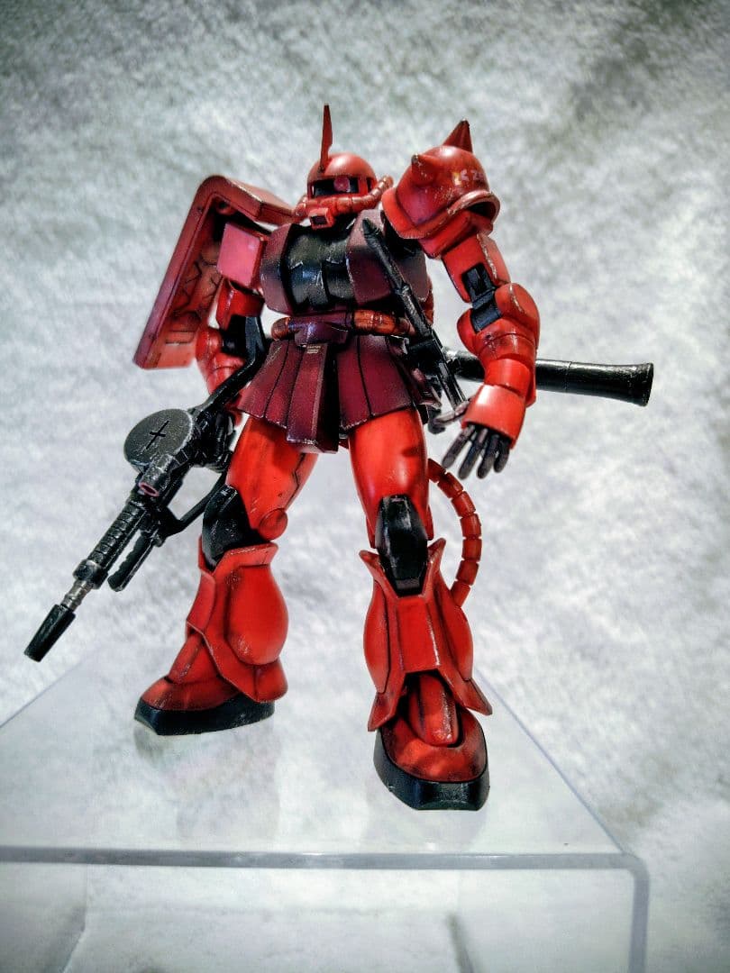 塗装済み完成品　シャア専用　セット売り　RGズゴック　HGザクⅡ HGゲルググ