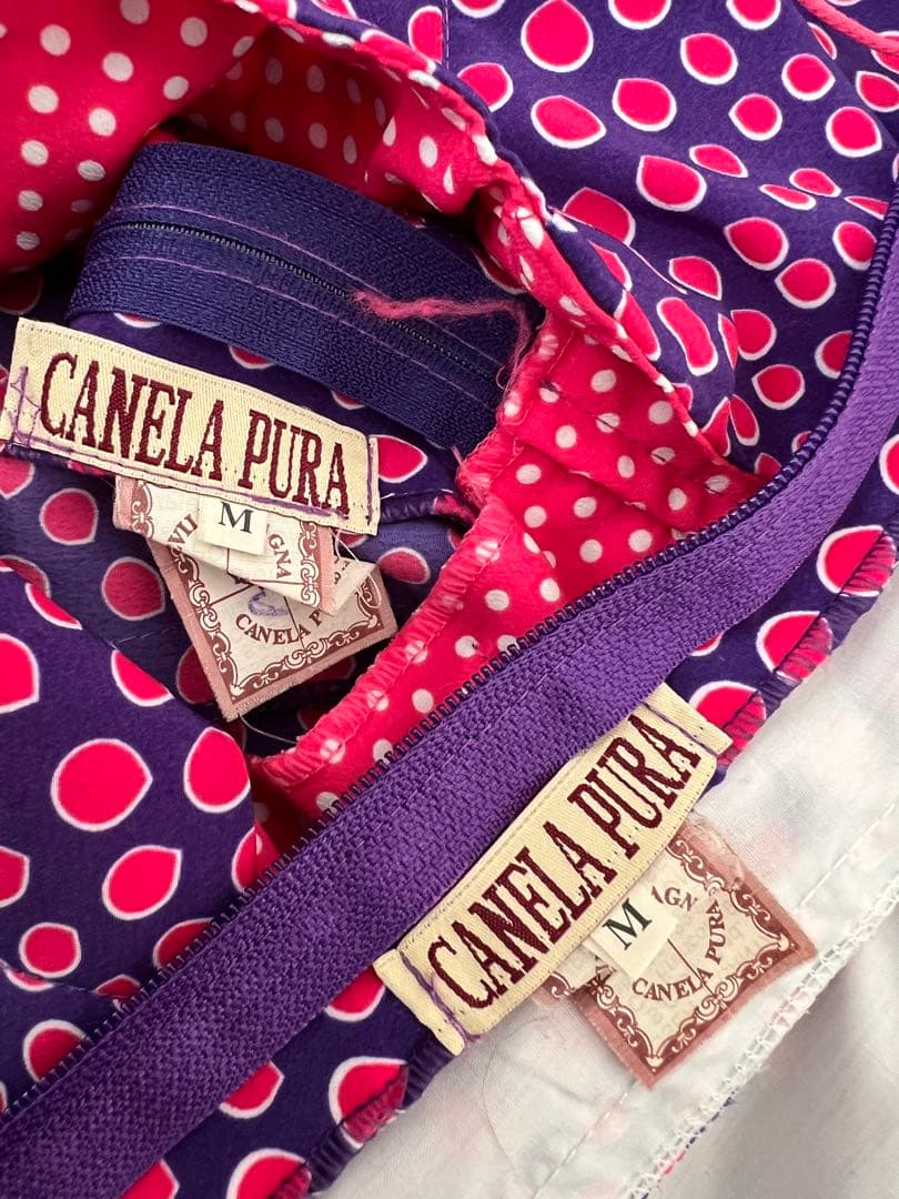 CANELA PURA フラメンコ　ツーピース　M