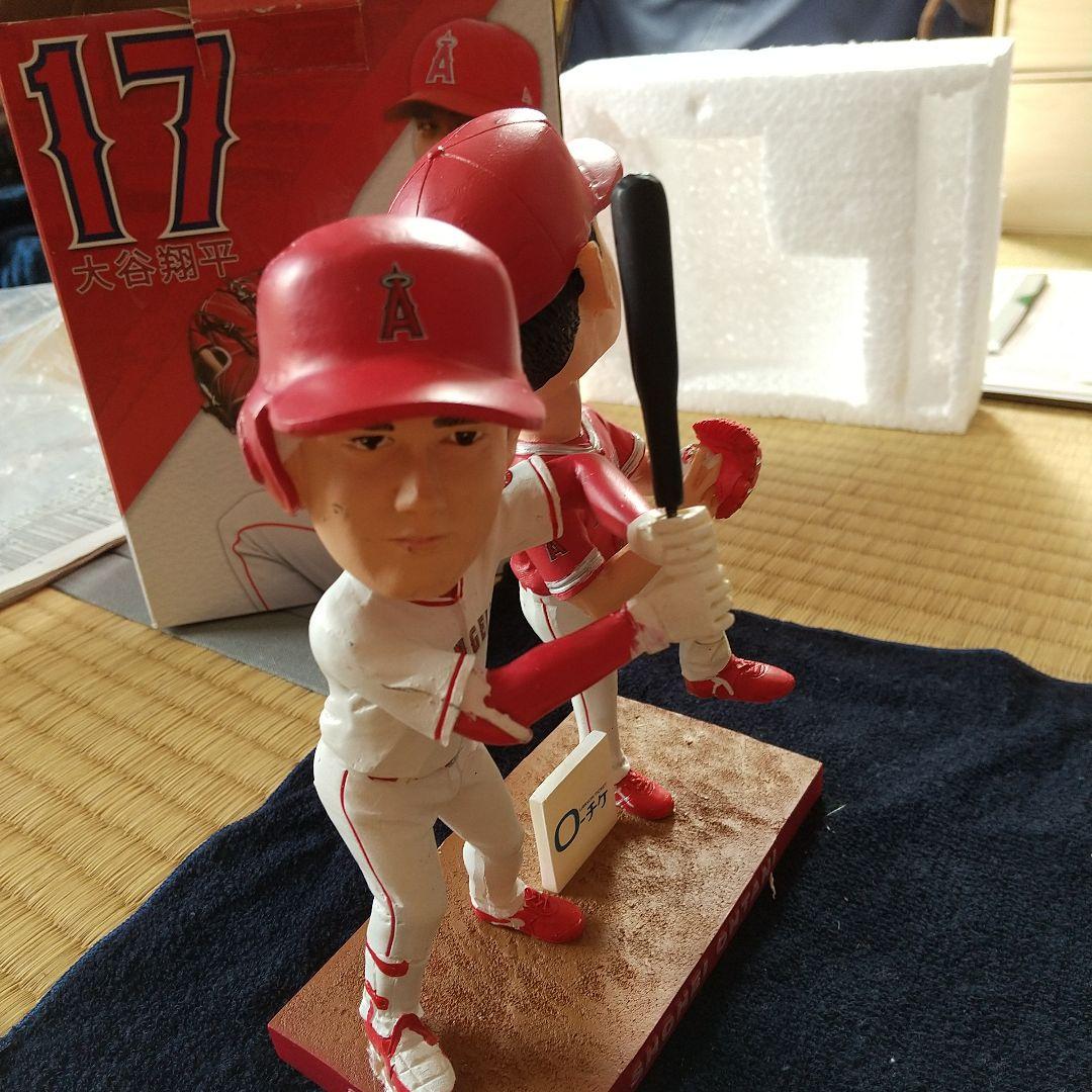 大谷選手のボブルヘッド人形になります。