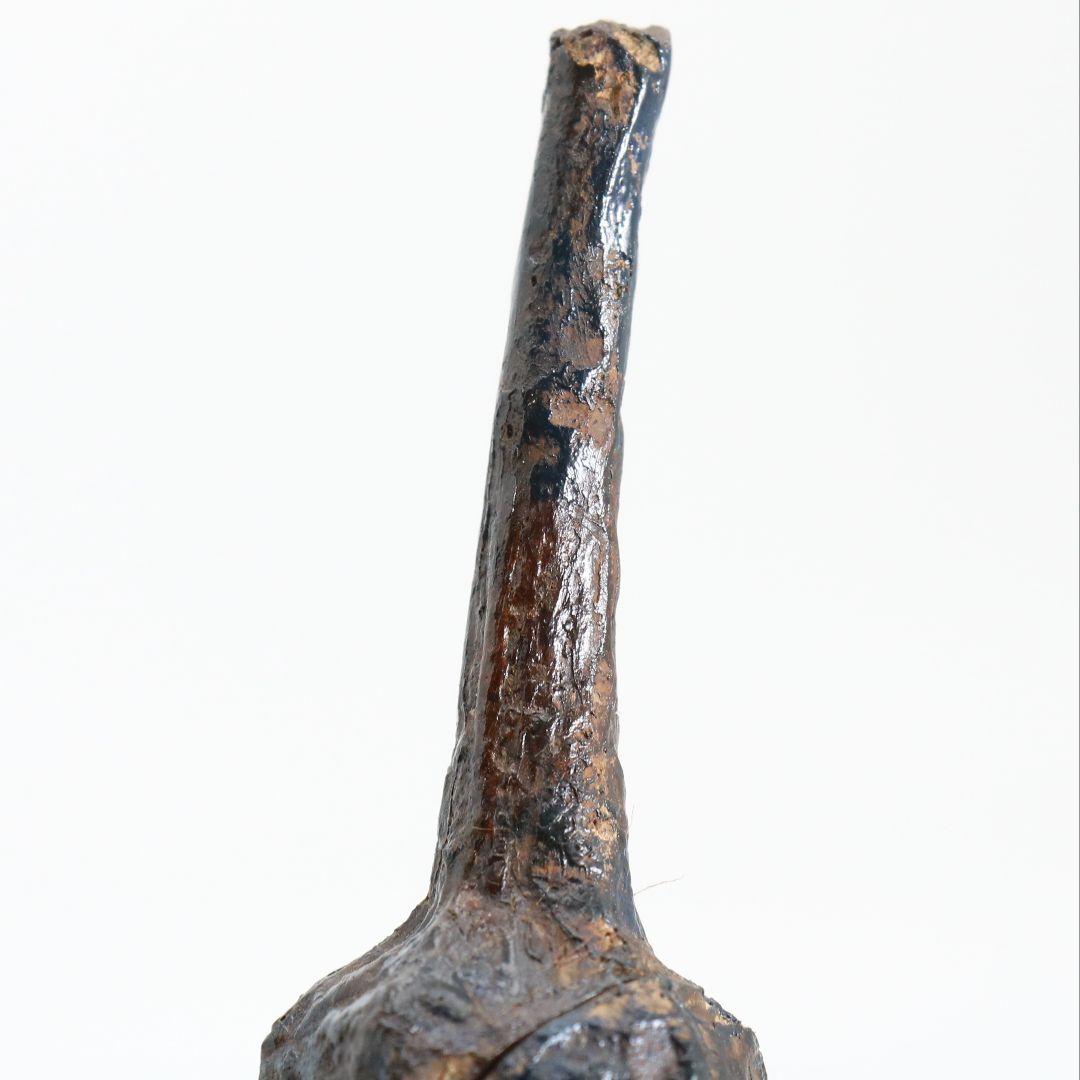 田中健智作 乾漆 茄子香合 茶道具 共箱　C898　N8