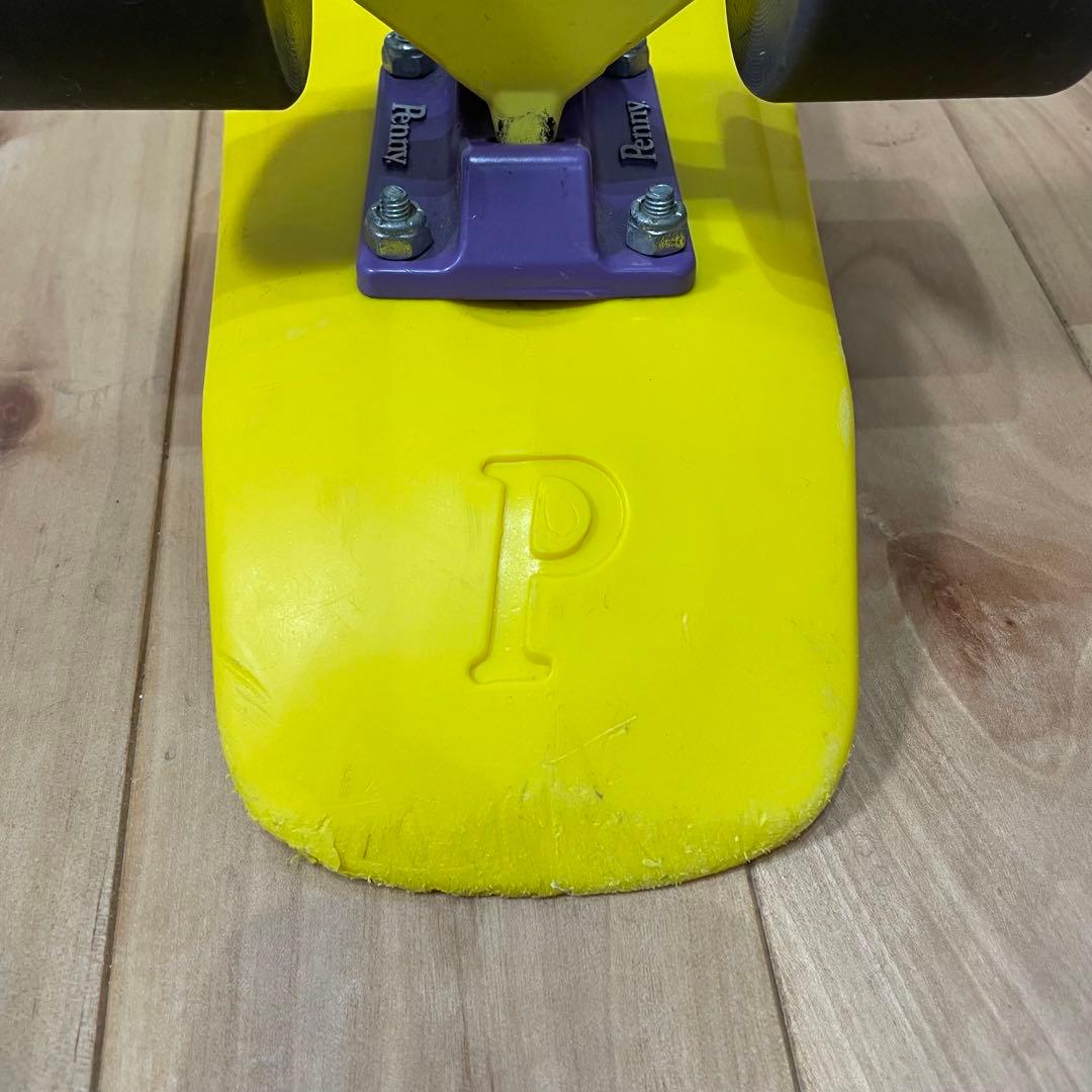 ペニースケートボード イエローxパープル　22インチ