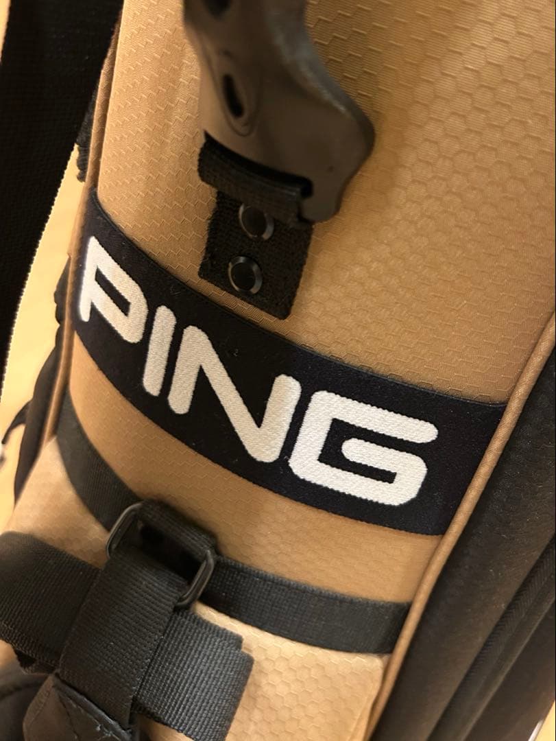 ピンPINGキャディバッグCB-P225軽量サステナブルモデルおしゃれ美品