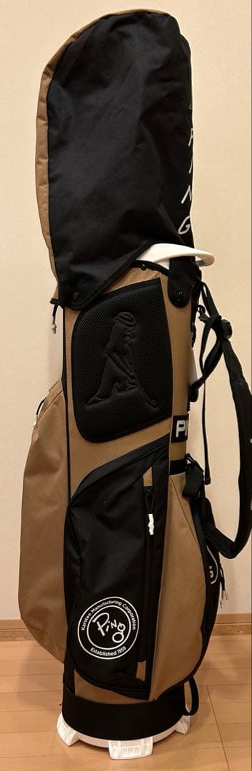 ピンPINGキャディバッグCB-P225軽量サステナブルモデルおしゃれ美品