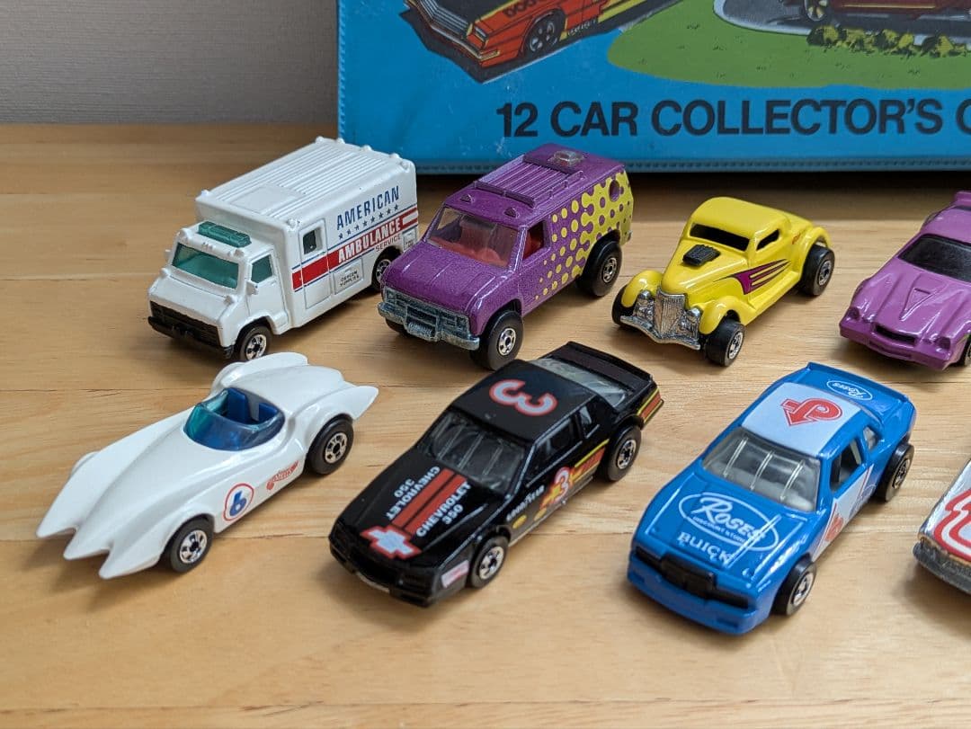 ビンテージ マテル ホットウィール 1980年製12台収納ケース （車両込み）