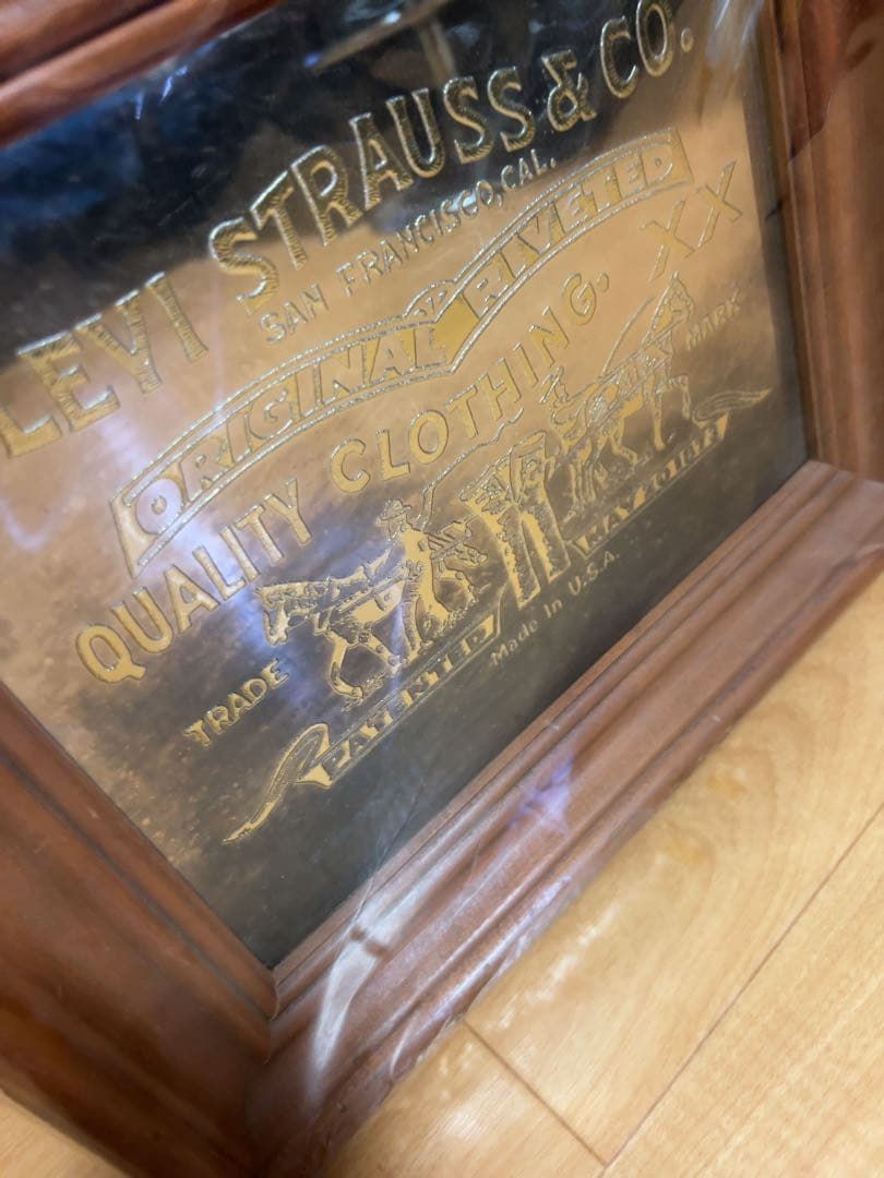 リーバイス パブミラー 小 看板 levis