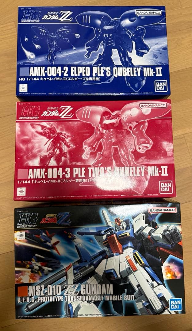 HGまとめ売り　ZZガンダム　キュベレイ