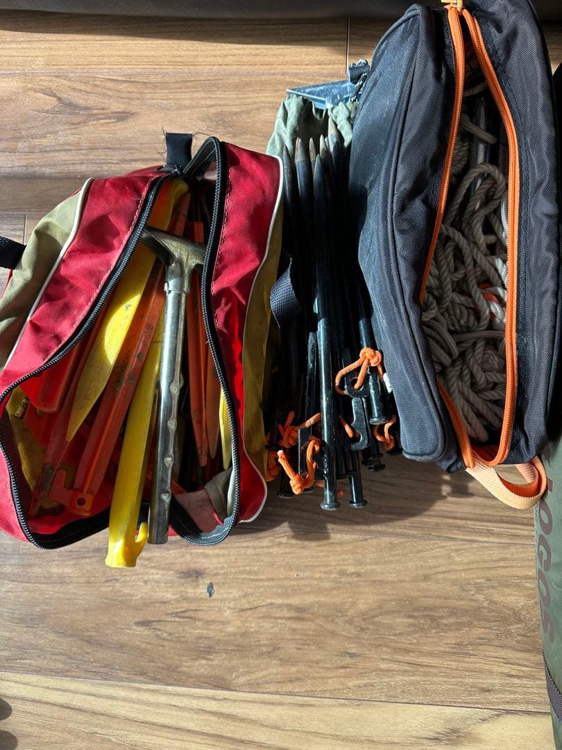 【引取限定】ロゴス Vポールテント タープ ポールセット LOGOS